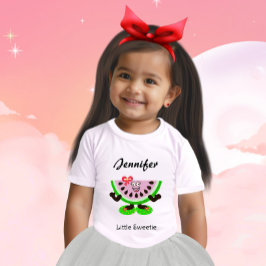 Söt vattenmelon skiva lilla sötis personlig t shirt
