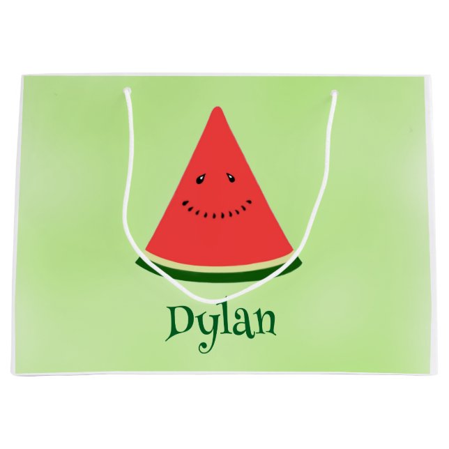Söt vattenmelon sommar personlig presentpåse (Framsidan)