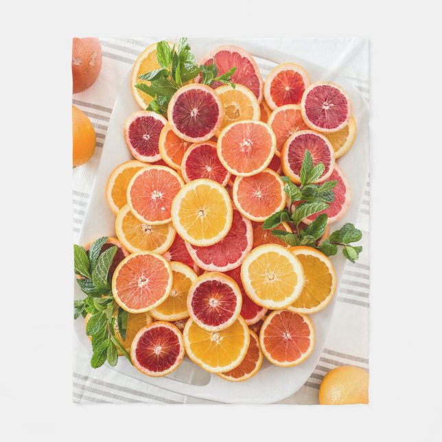 Söt Vegetables Fleecefilt (Framsidan)