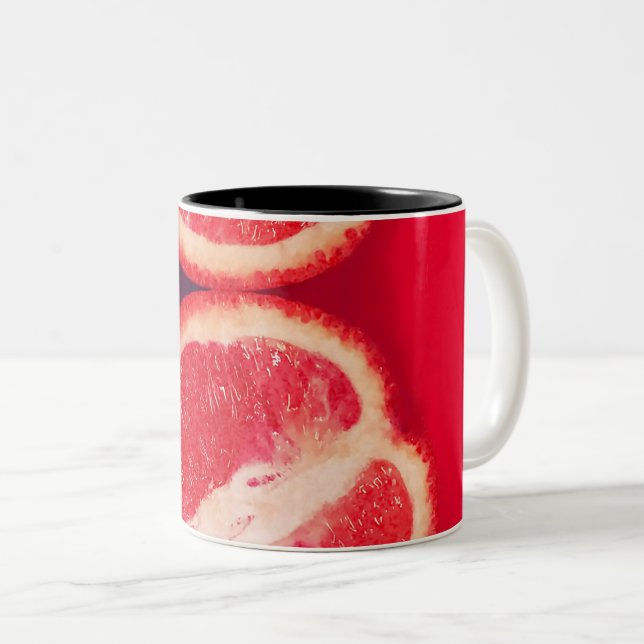 Söt Vegetables Två-Tonad Mugg (Framsida höger)