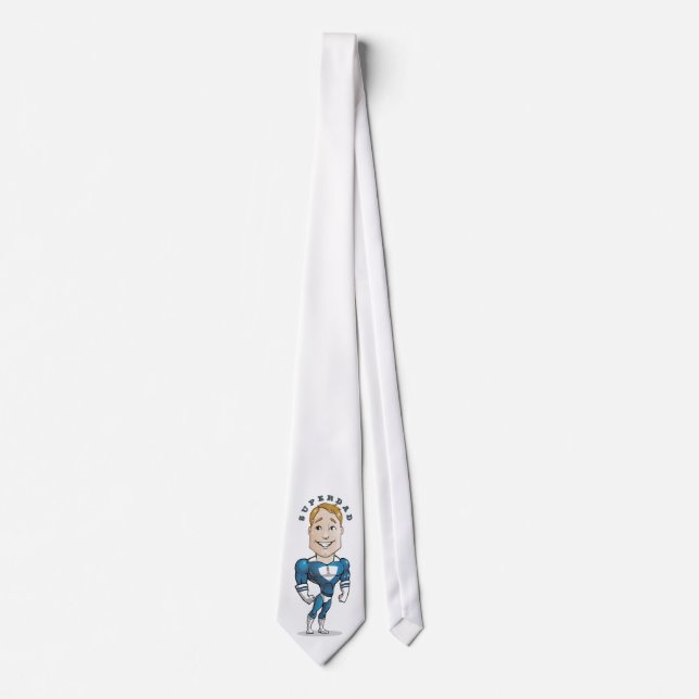 Söt Vektor Super Pappa Slips (Framsida)