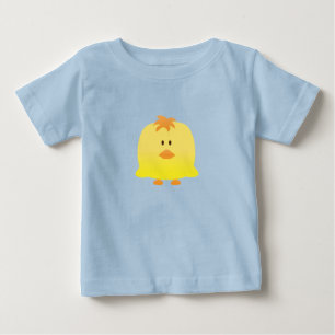 Söt vektorbild på babyhöna t shirt