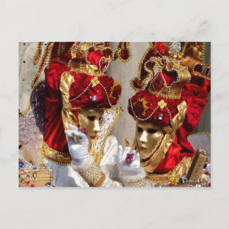 Söt - Venedigkarnival Vykort