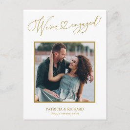 Söt Vi är förlovade Förlovningsannons Foto P Vykort