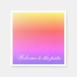 Söt Vibrant Pastel Pappersservett