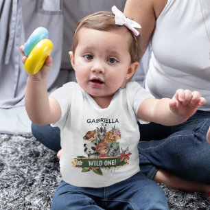 Söt Vild En Djur i Djungeln  T Shirt