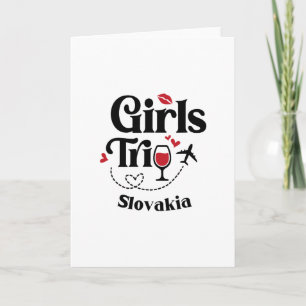 Söt vin flickresor Slovakien resa semester Kort