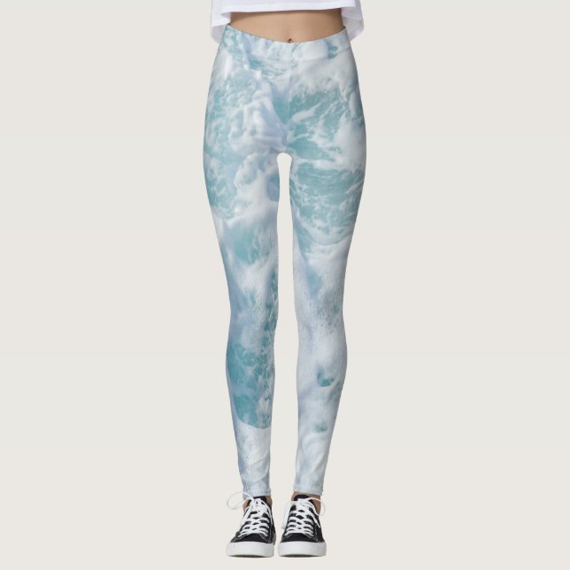 Söt Vinkarare skum Leggings (Framsida)
