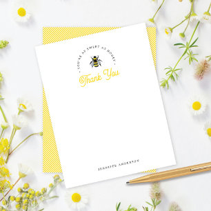 Söt Vintage Bumblebee Mamma-to-Bee Baby Shower Tack Kort
