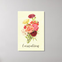 Söt Vintage Carnation Bouquet
