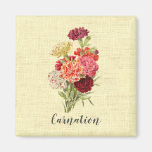 Söt Vintage Carnation Bouquet