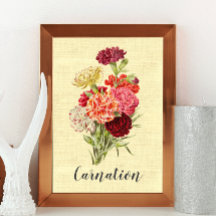 Söt Vintage Carnation Bouquet