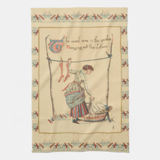 Söt Vintage Dam Towel Kökshandduk