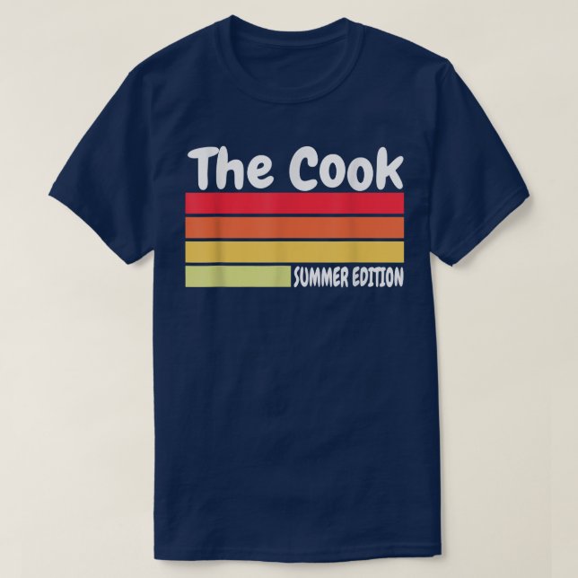 Söt Vintage Say Cook T Shirt (Design framsida)