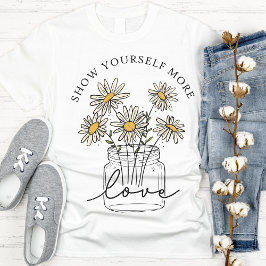 Söt Vintage WildblomBouquet T Shirt