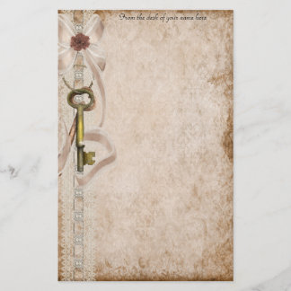 Söt vintagebrevpapper brevpapper