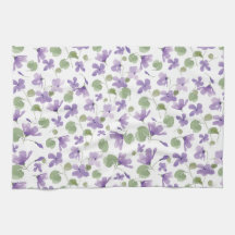 Söt Violets Kitchen Towel