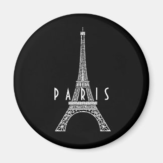Söt vit Frankrike Paris Eiffeltornet Magnet