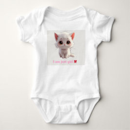 Söt Vit Kullungekropp - Jag Är Bara Tjej C T Shirt