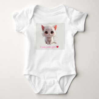 Söt Vit Kullungekropp - Jag Är Bara Tjej C T Shirt