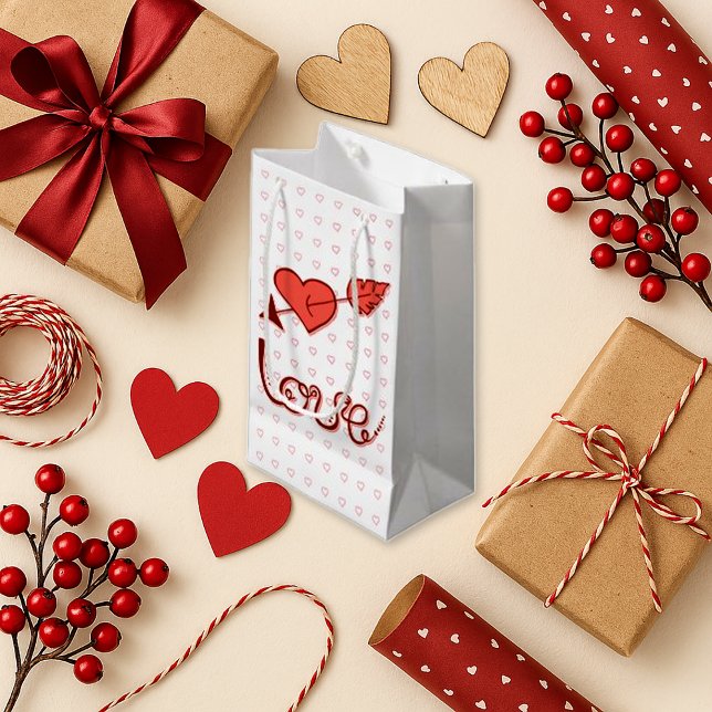 Söt vit Rosa Arrow Heart Kärlek (Skapare uppladdad)