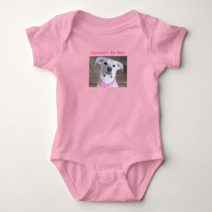 Söt Vit Söt Papegoj Hund Mamma Rosa T Shirt