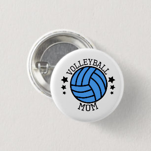 Söt volleyboll sport mamma ordkonst knapp