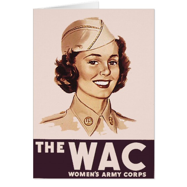 Söt WAC Hälsningskort (Framsidan)