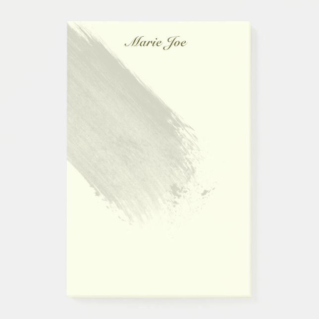 Söt Watercolor Confetti Splatter Boarder Post-it Block (Framsida)