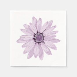 Söt Watercolor Gerbera Pappersservett