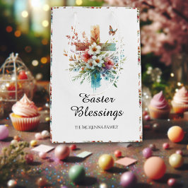 Söt Watercolor Kor Flowers Christian Påsk