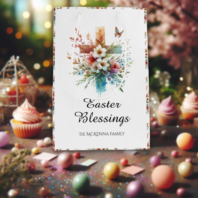 Söt Watercolor Kor Flowers Christian Påsk (Skapare uppladdad)