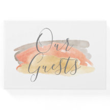 Söt Watercolor Minimalist Bröllop