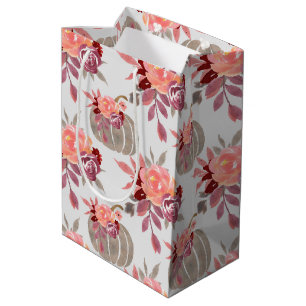 Söt Watercolor Pumpkin Baby Shower Wrappap