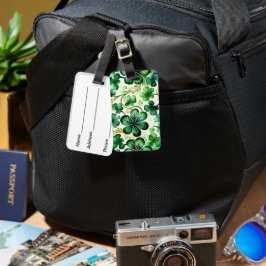SÖT WATERCOLOR ST PATRICKS DAY SHAMROCKS BAGAGEBRICKA