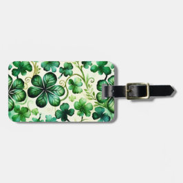 SÖT WATERCOLOR ST PATRICKS DAY SHAMROCKS BAGAGEBRICKA