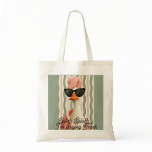 Söt Whimsical Baddunk Astetisk Canvas Toteväska