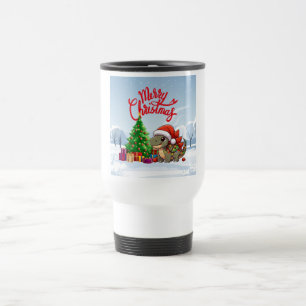 Söt/whimsical juldino för bebisar resemugg