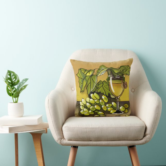 Söt Whimsical Kudd | Konstnärlig Dekorativ Cushio Kudde (Stol)