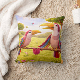 Söt Whimsical Kudd | Konstnärlig Dekorativ Cushio Kudde