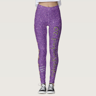 Söt Wicked Dam Lila Glitter SR20 Leggings