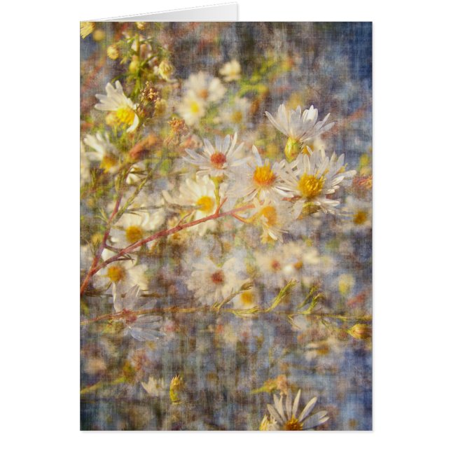 Söt Wildblomma Hälsningskort (Framsidan)