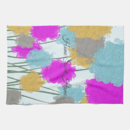 Söt Wildblommor Kökshandduk