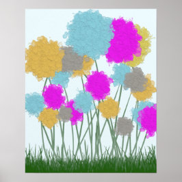 Söt Wildblommor Poster