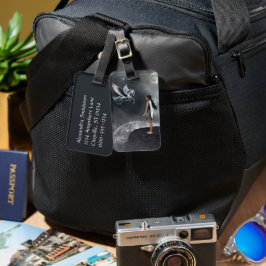 Söt Winged Fairy and Flies Horse Bagagebricka