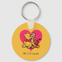 Söt Winnie the Pooh & Tigger Nyckelring