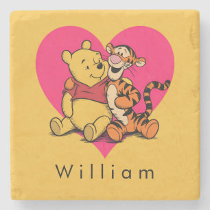 Söt Winnie the Pooh & Tigger Stenunderlägg