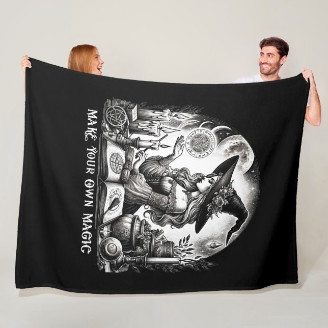 Söt Witch Apothecary make your own Magic Fleecefilt (På plats)