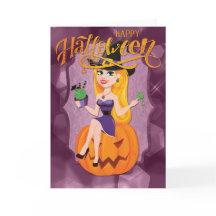 Söt Witch Happy halloween