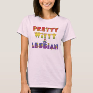 Söt Witty Lesbisk Tee
